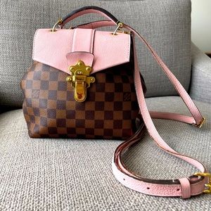 LOUIS VUITTON Clapton Damier ❤️ Clapton Damier 🔥🔥🔥 leather backpack.
